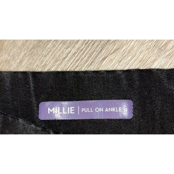 NYDJ Millie Pull-On Ankle Pants Size 16 Black - Picture 2 of 12